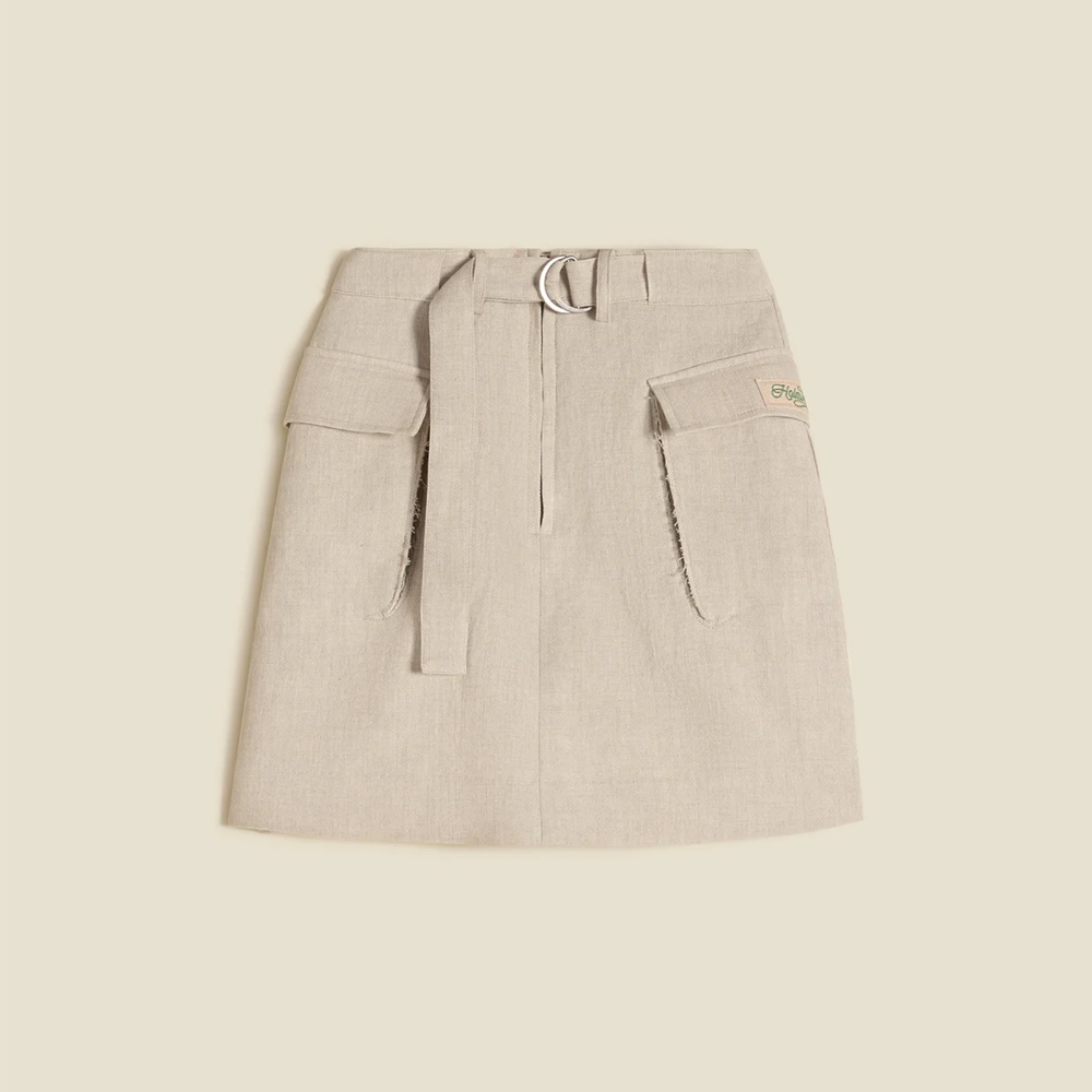 Gorti Linen Skirt - Sand