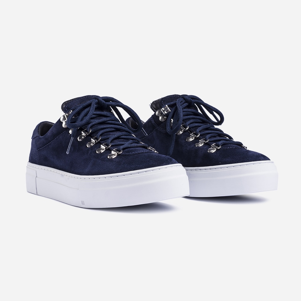 Marostica Low Platform - Navy Suede