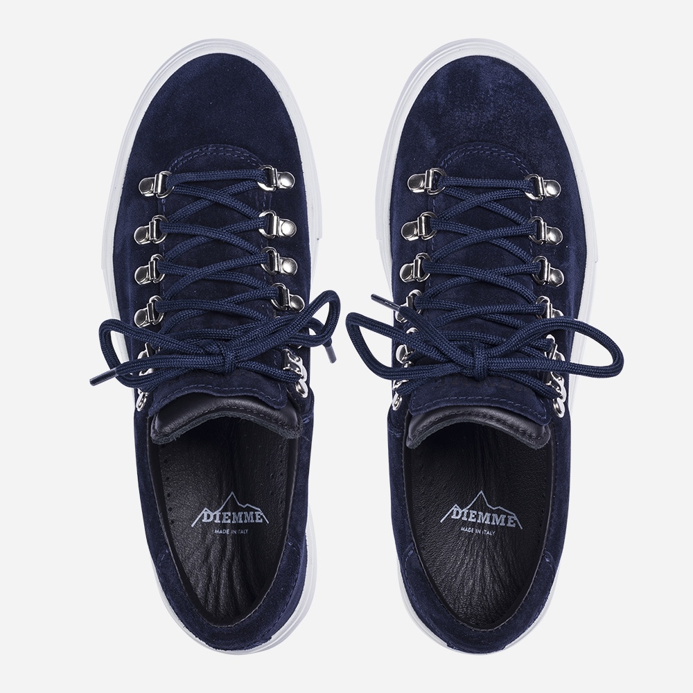 Marostica Low Platform - Navy Suede