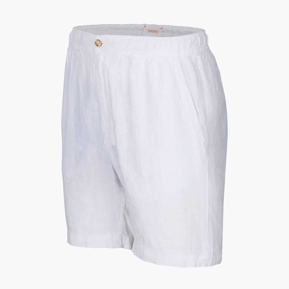 Amalfi Linen Shorts - White