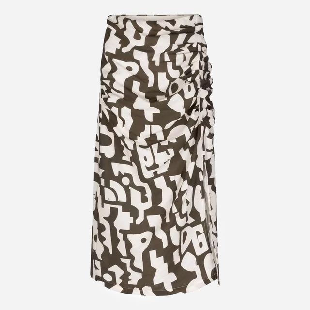 Leica Printed Midi Skirt - Jungle Leaf