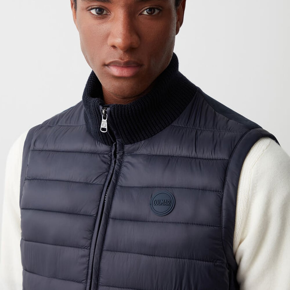 Autumn Vest With Fleece - Navy