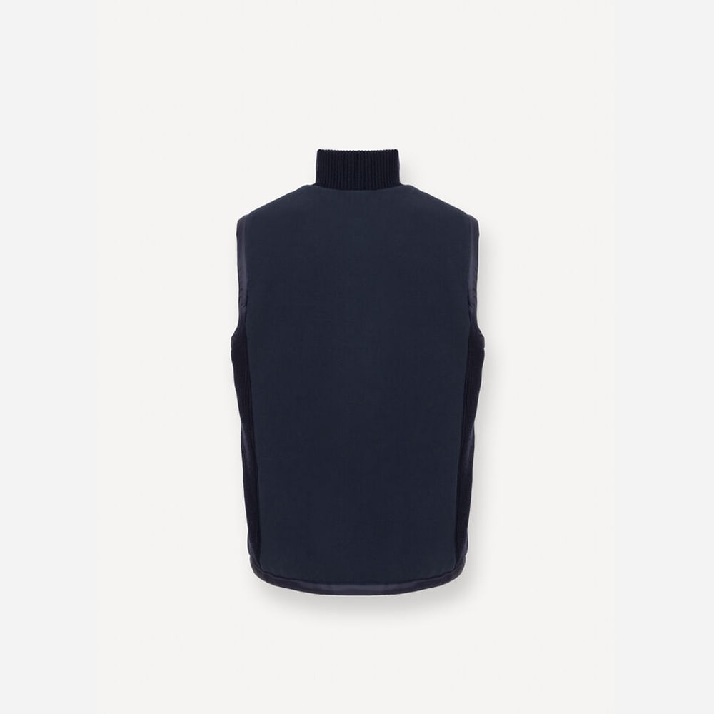 Autumn Vest With Fleece - Navy