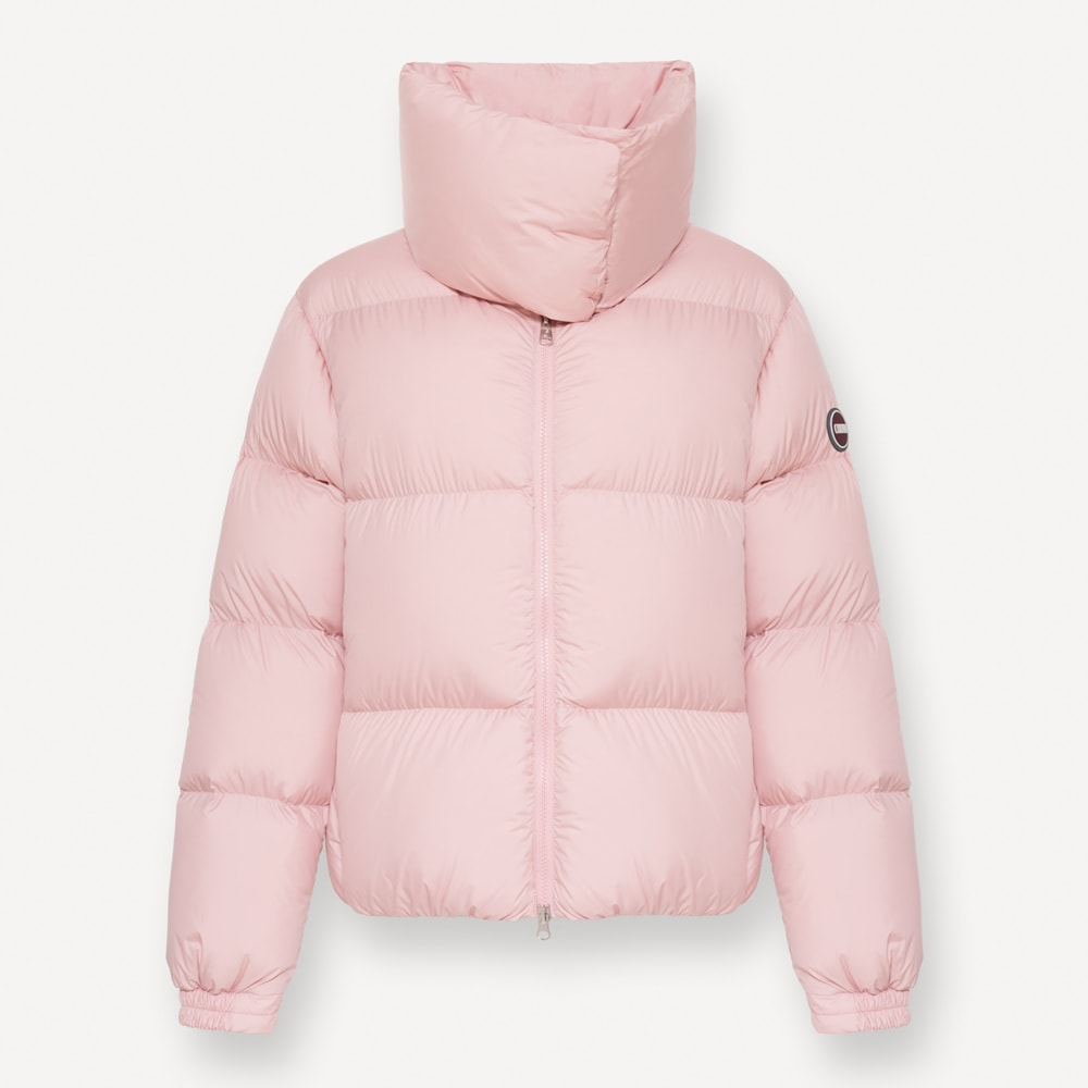 Oversized Down Jacket Short - Milkshake Pink