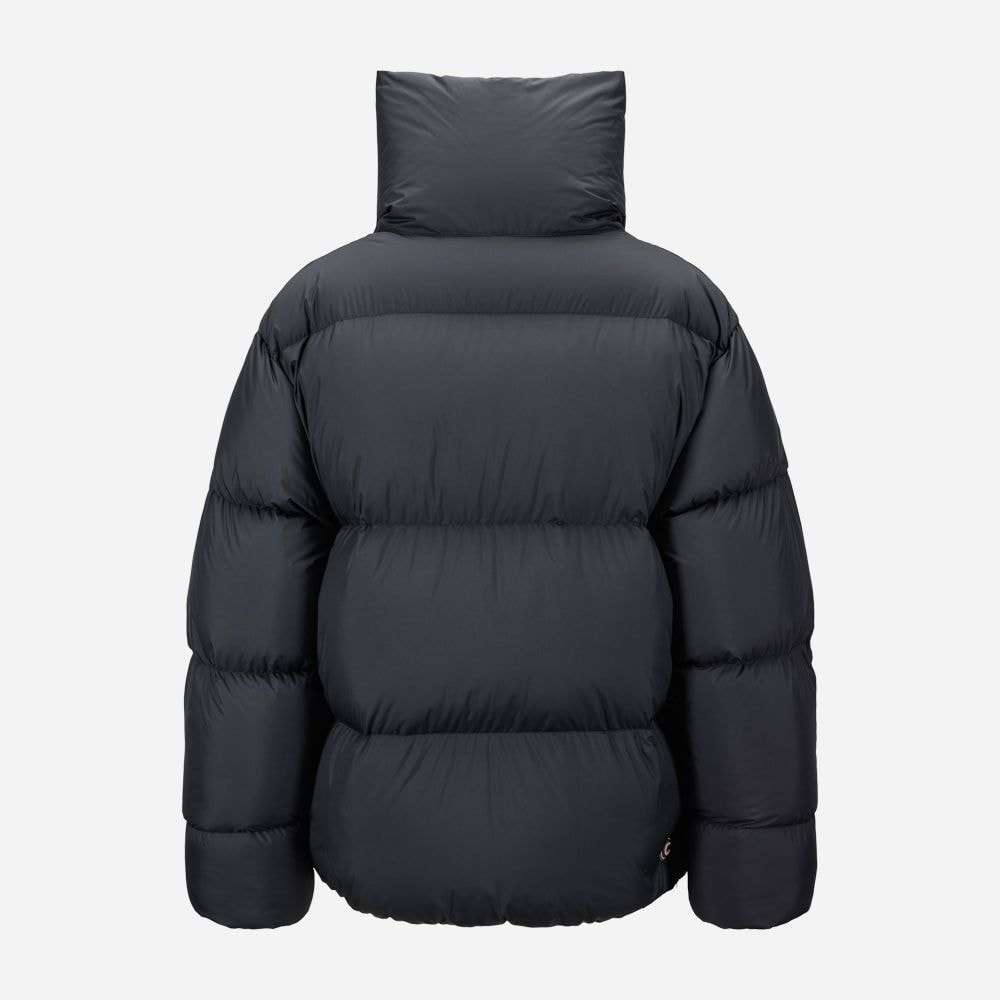 Oversized Down Jacket Short - Black