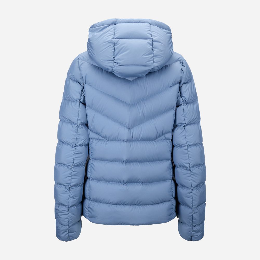 Ligth Down Jacket Hoodie - Blue