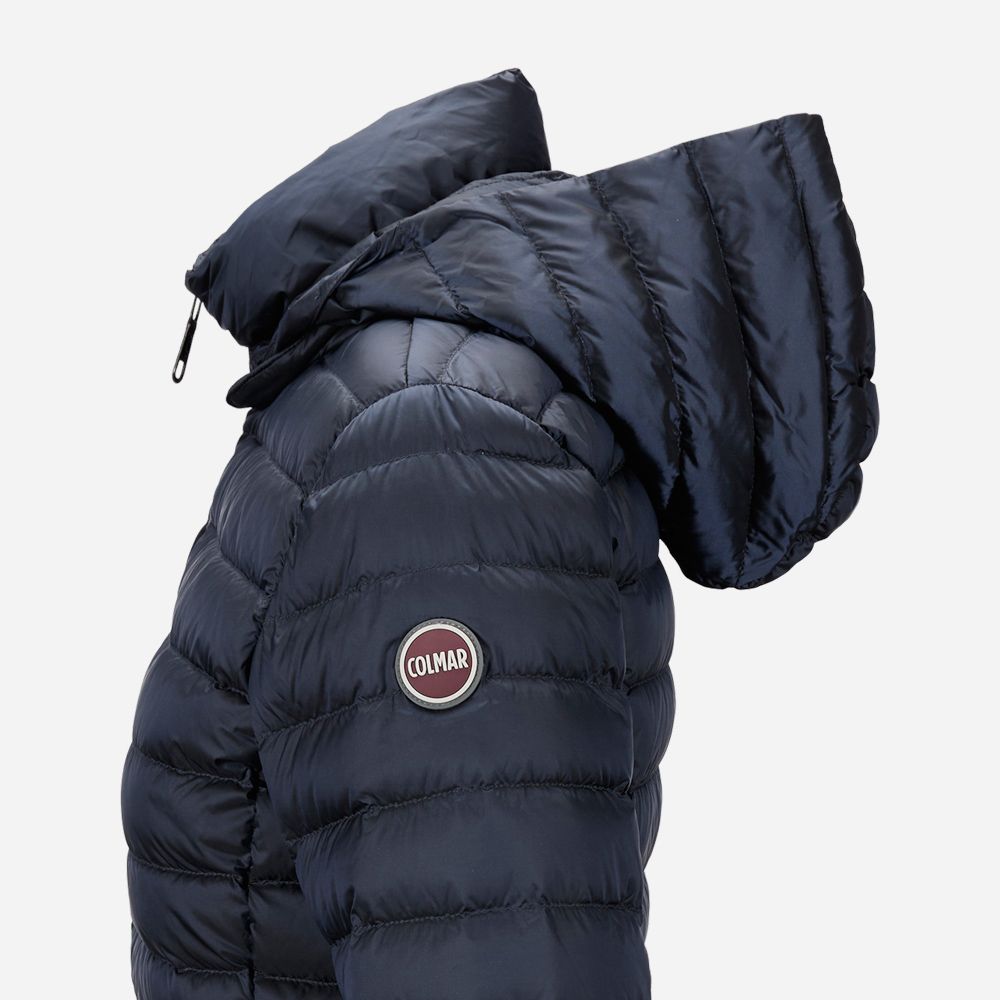 Autumn-Weight Down Jacket - Navy