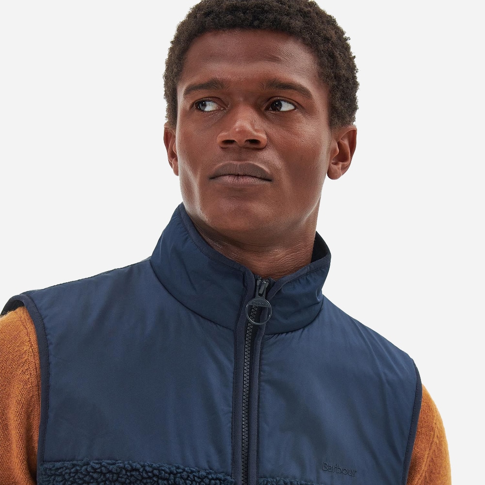 Newlan Fleece Vest - Navy