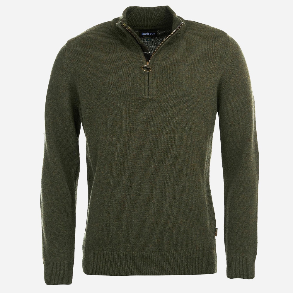 Holden Half Zip Sweater - Dk Olive