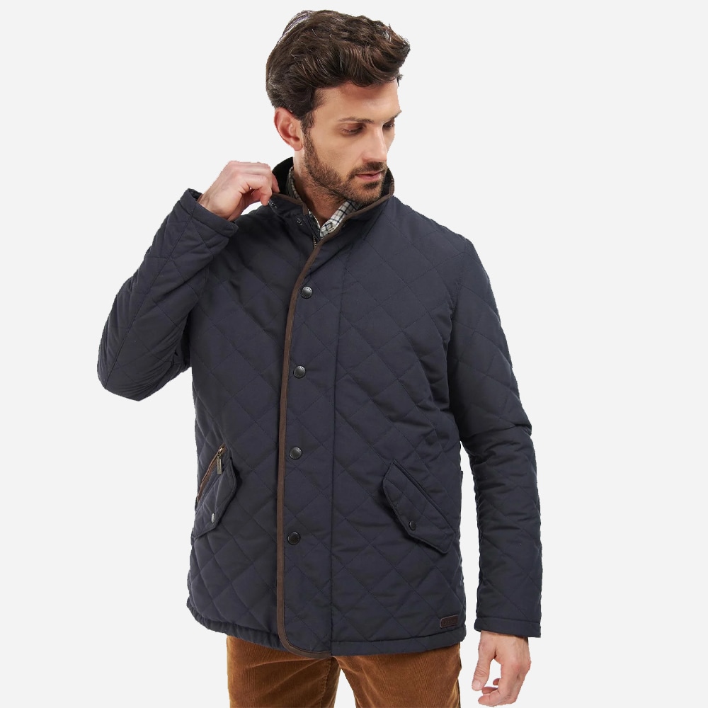 Waterproff Shoveler Quilted Jacket - Navy