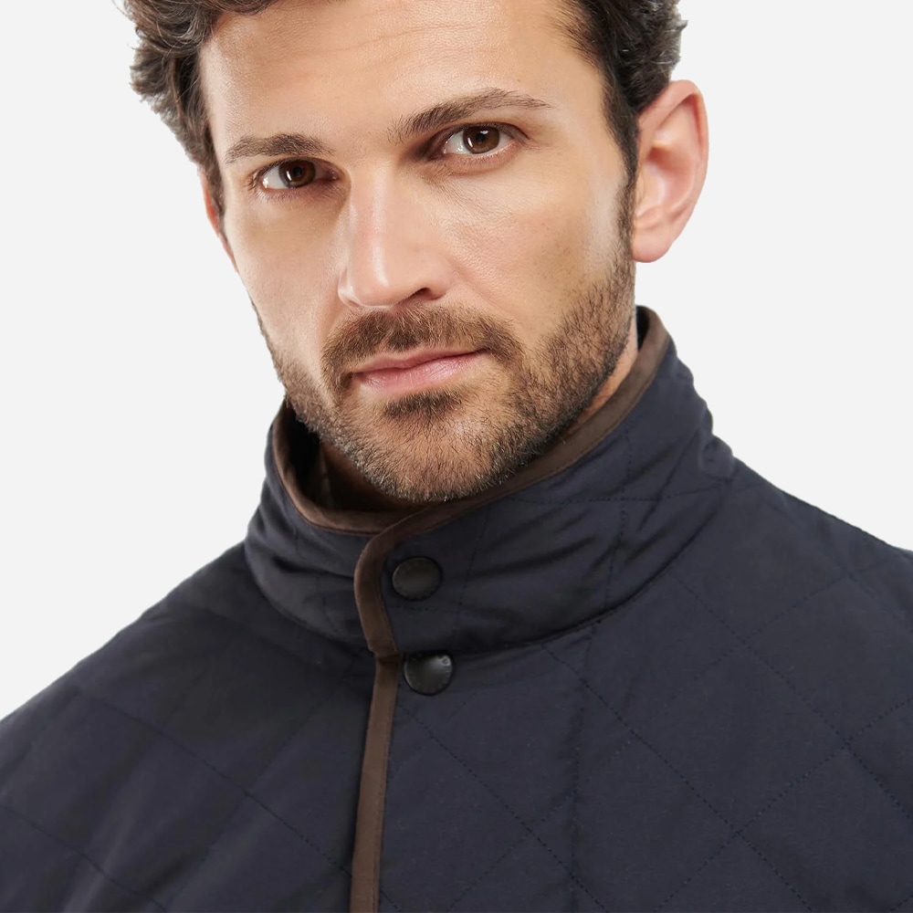 Waterproff Shoveler Quilted Jacket - Navy