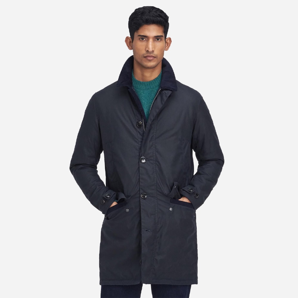 Mac Wax Jacket - Navy