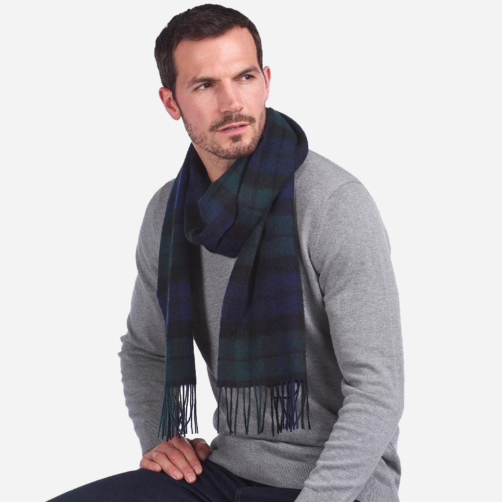 New Check Tartan Scarf - Blackwatch