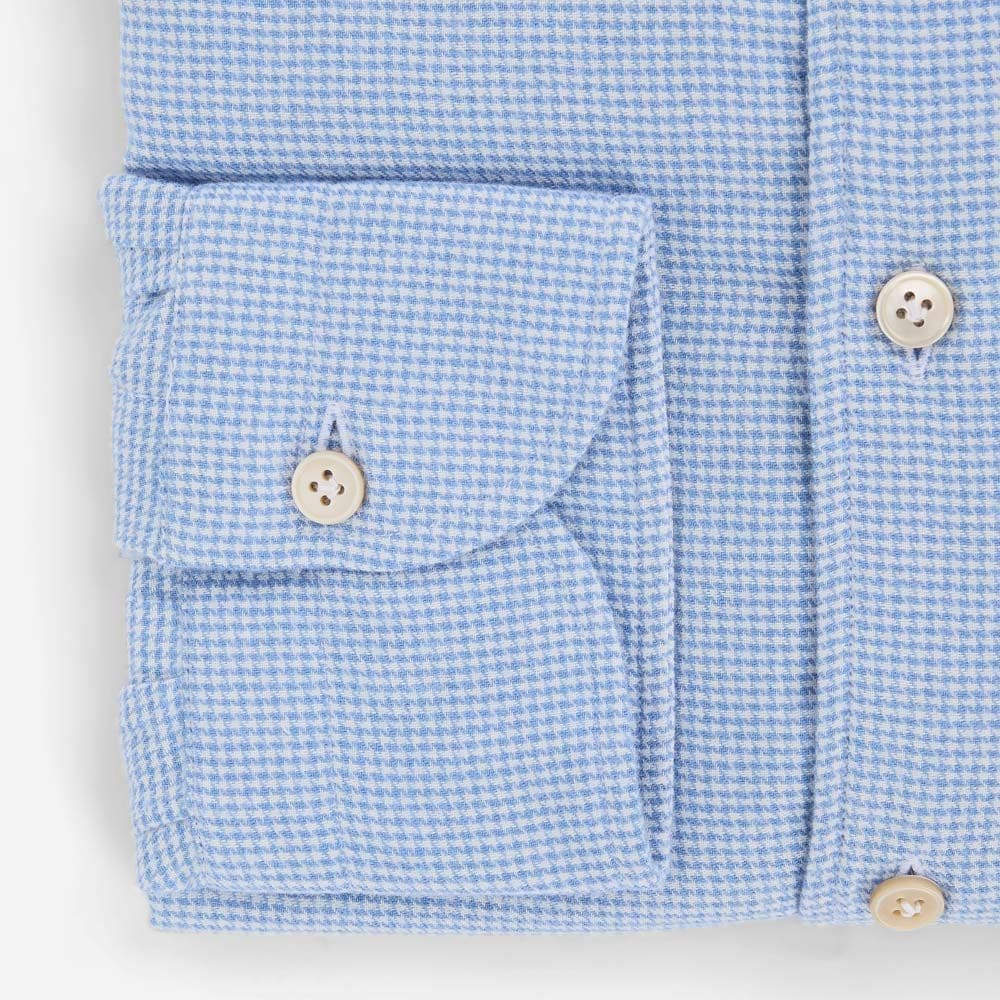 Camicia Flanel - Ligth Blue Dogtooth