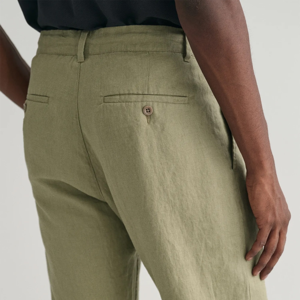 Relaxed Linen Pants - Dried Clay