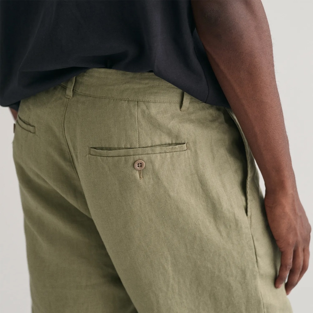 Relaxed Linen Shorts - Dried Clay