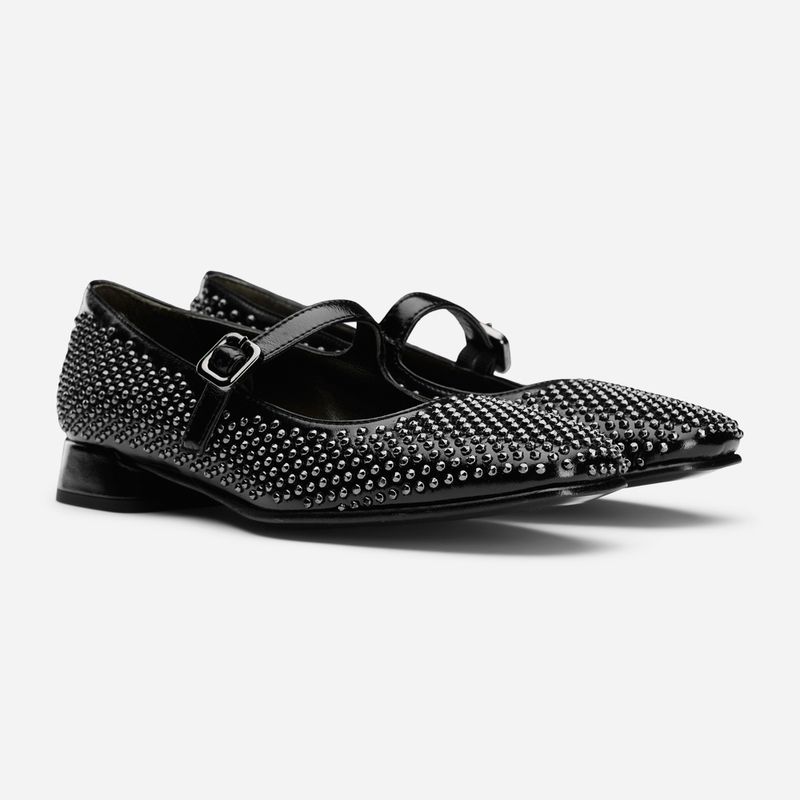 Ballerina Spike W Heel - Harrods Nero