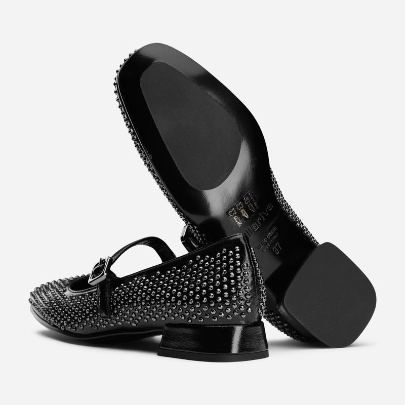 Ballerina Spike W Heel - Harrods Nero