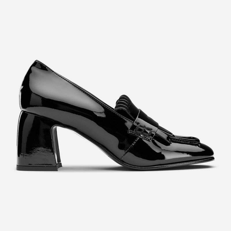 High Heel Loafer - Madame Black