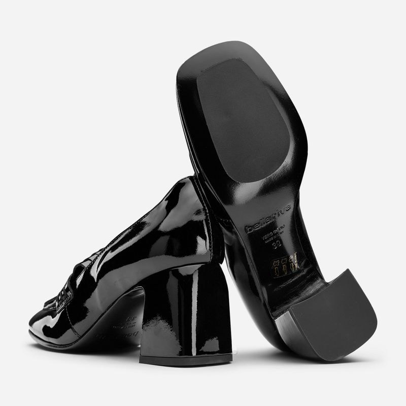 High Heel Loafer - Madame Black