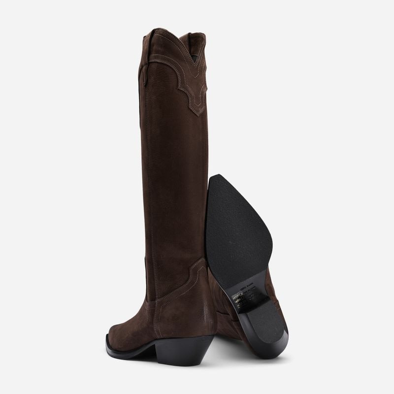 High Leather Boots - Nabuk Soft T.Moro