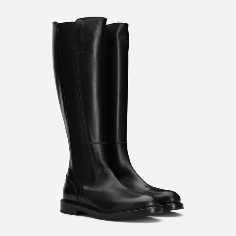 High Boots - Vitello Nero