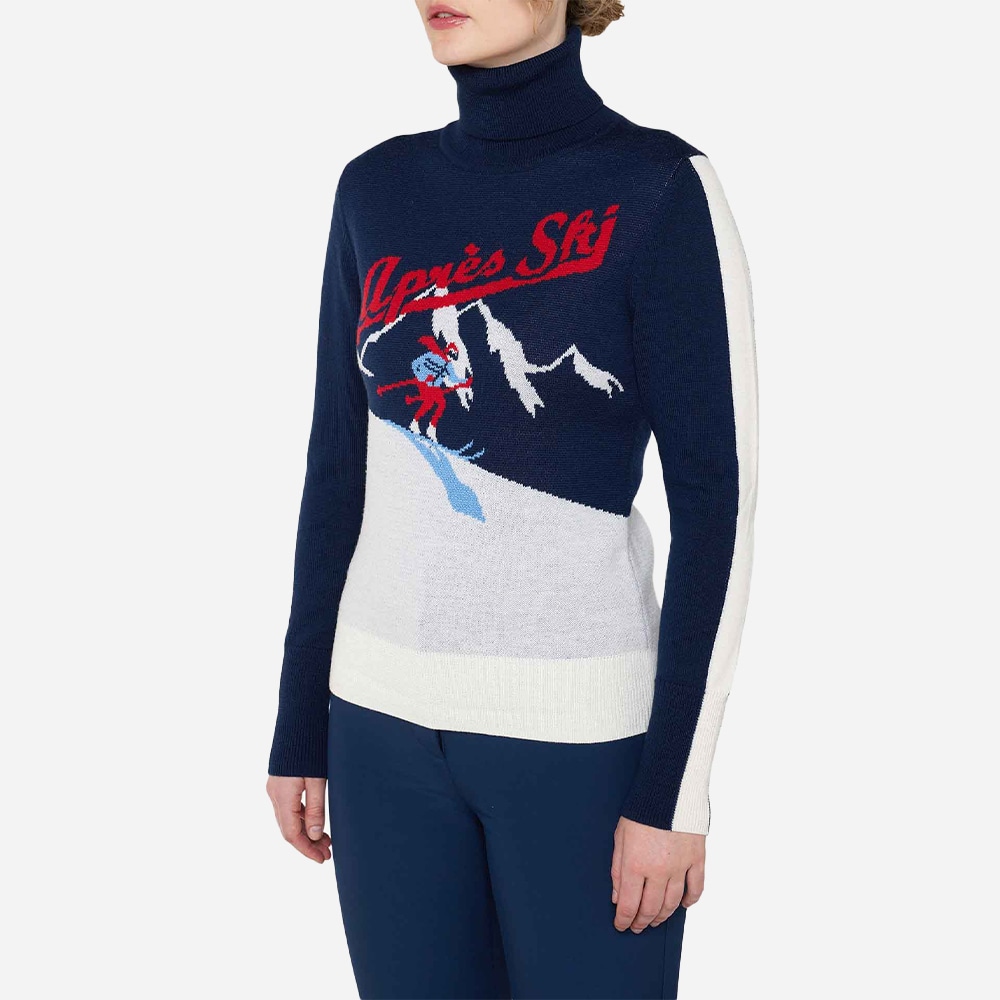 Afterski Sweater Woman - Navy Blue