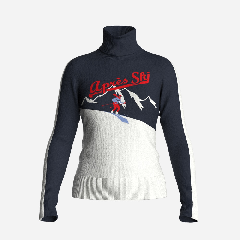 Afterski Sweater Woman - Navy Blue