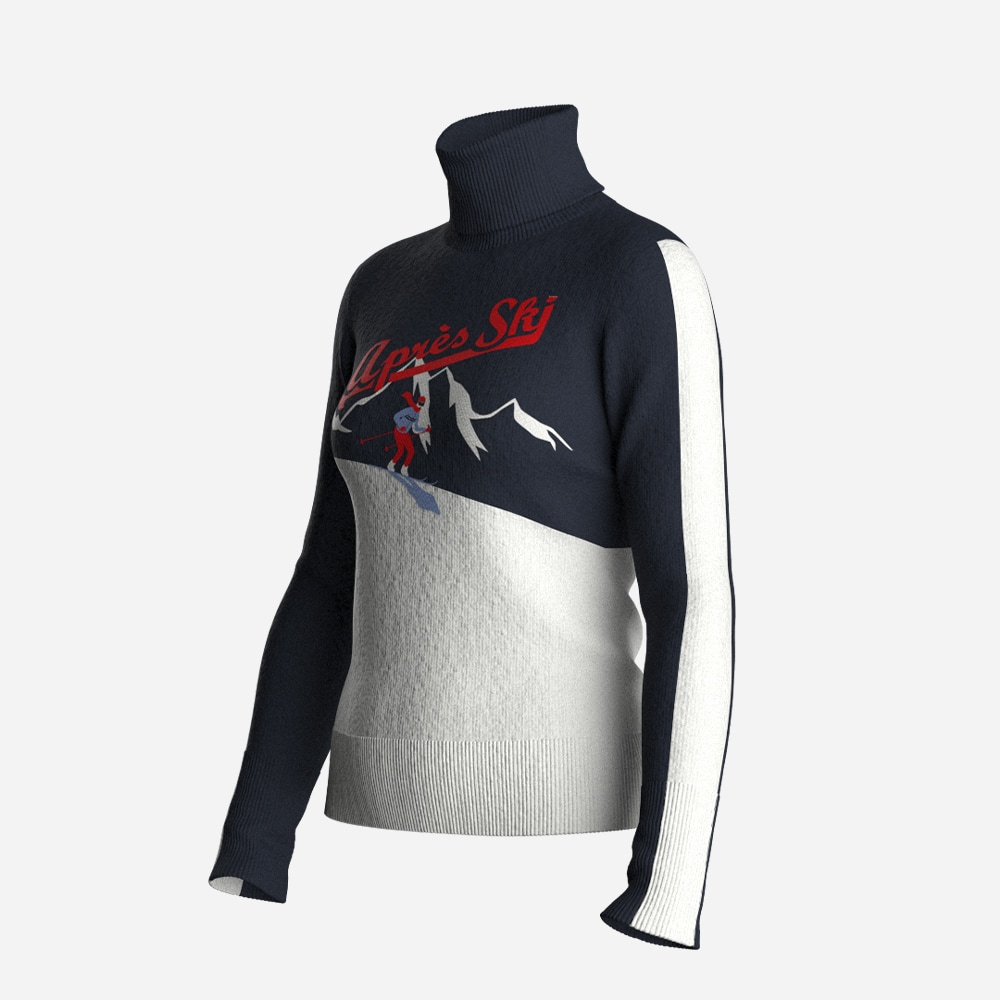 Afterski Sweater Woman - Navy Blue