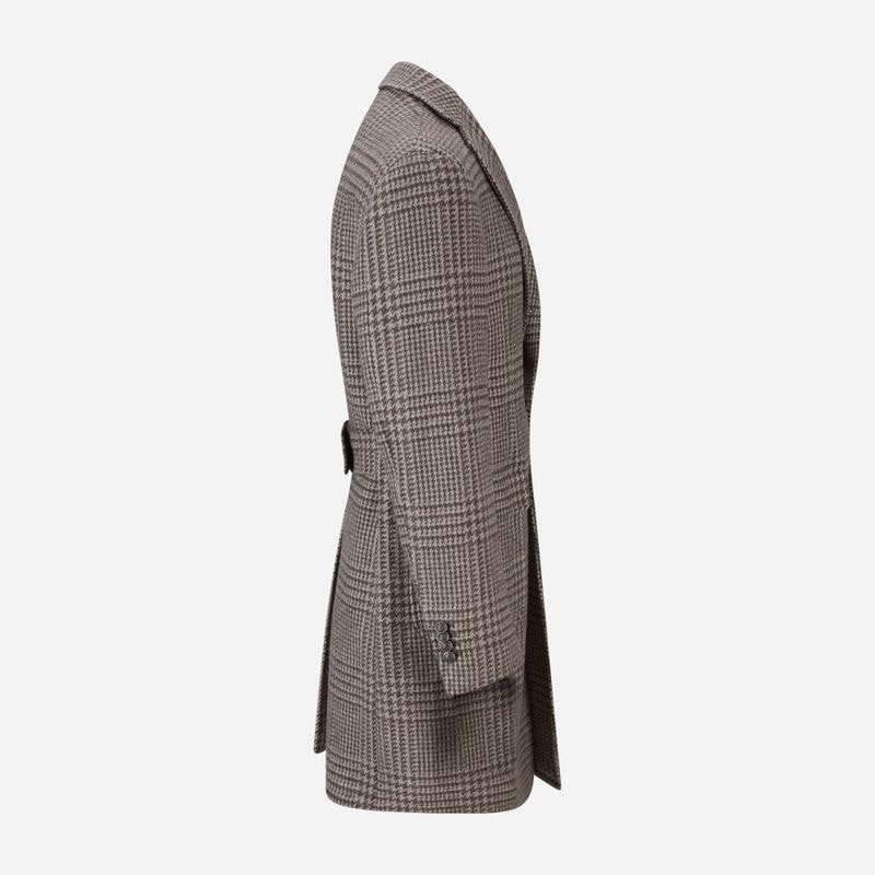 Bruce Coat - Brown Check