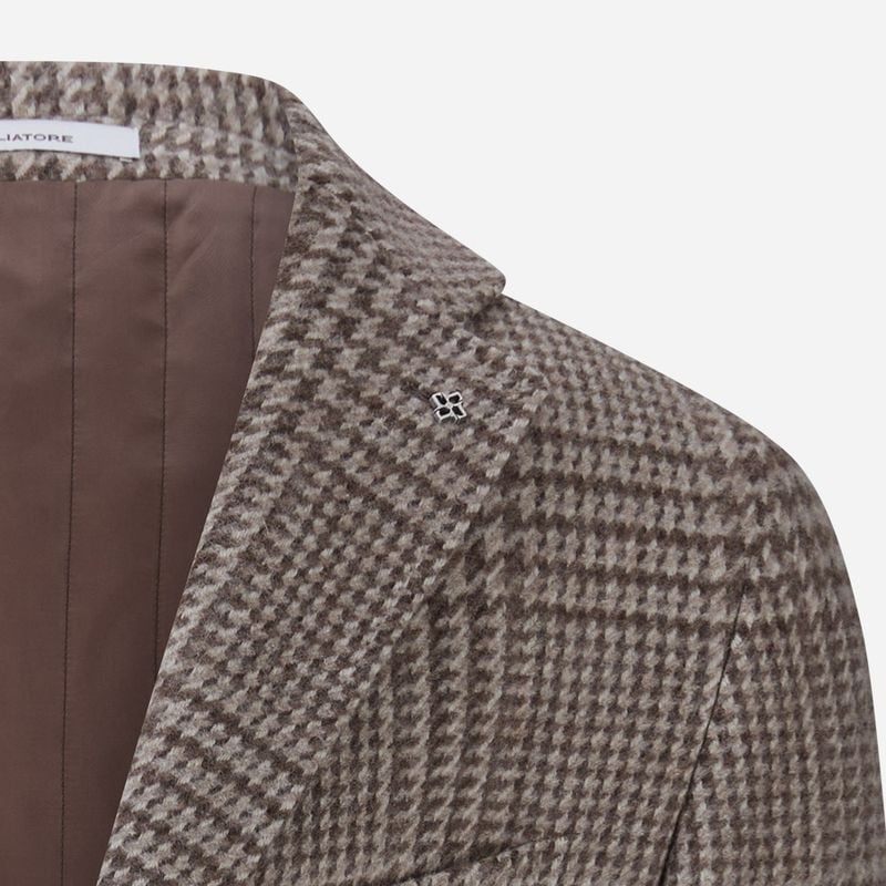 Bruce Coat - Brown Check