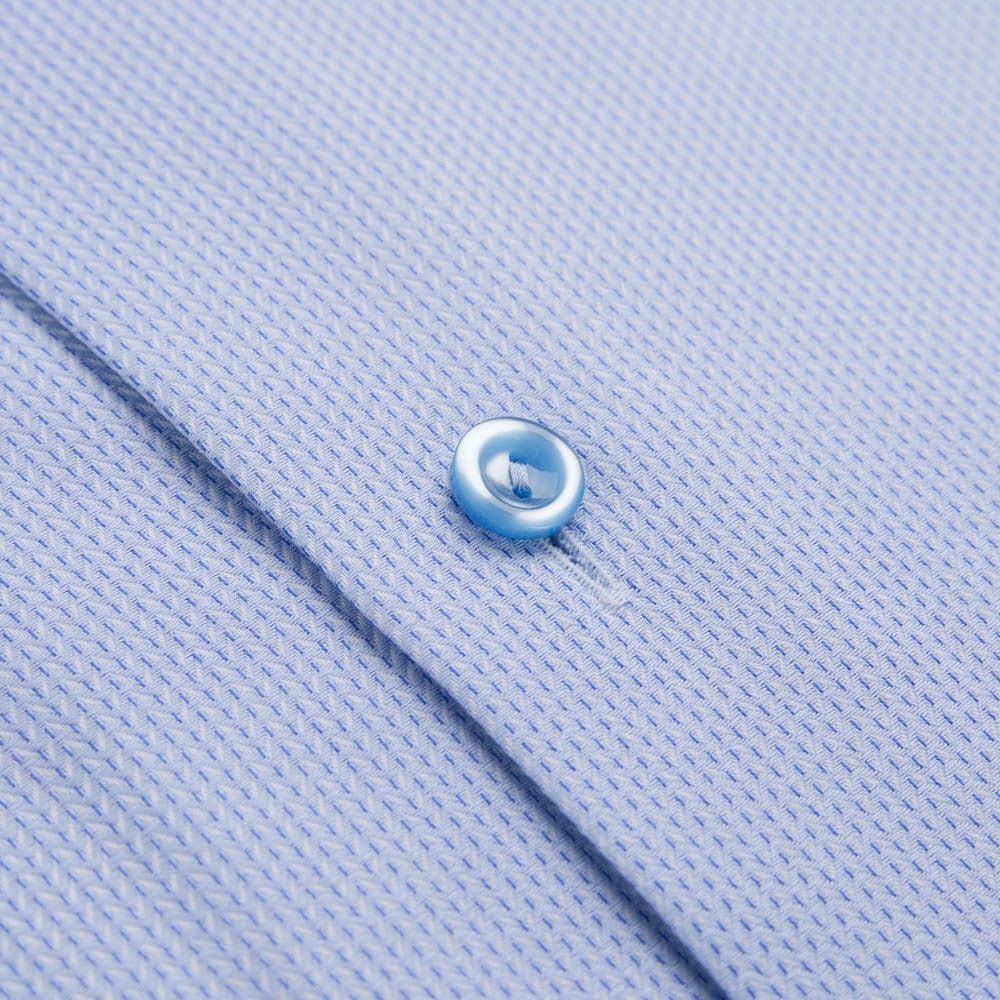 Slim Signature Twill Shirt - Ligth Blue Semi Solid