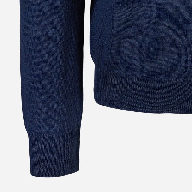 Crew Neck Merino - Blue