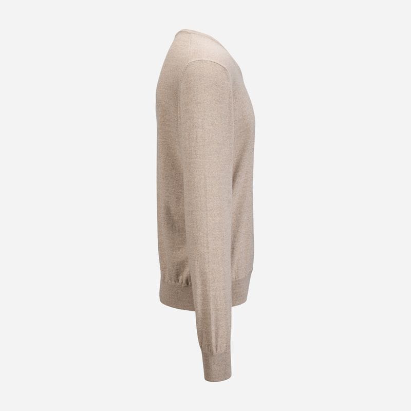 V-Neck Merino - Ligth Beige