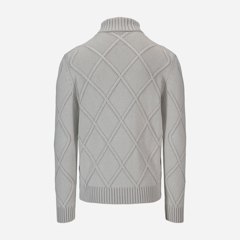 Turtle Neck Romb - Beige