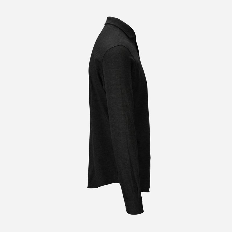 Cotton-Cashmere Shirt - Black