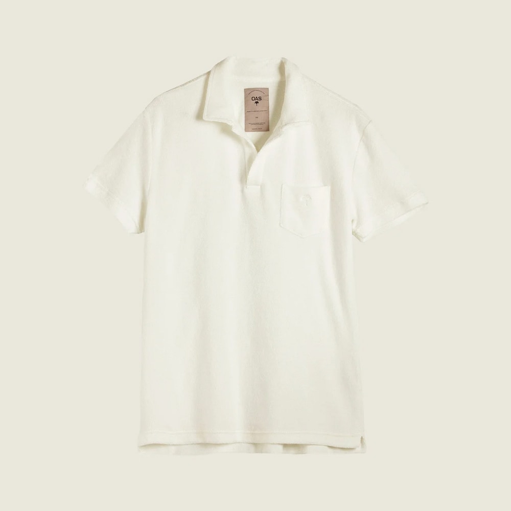Polo Terry Shirt - White