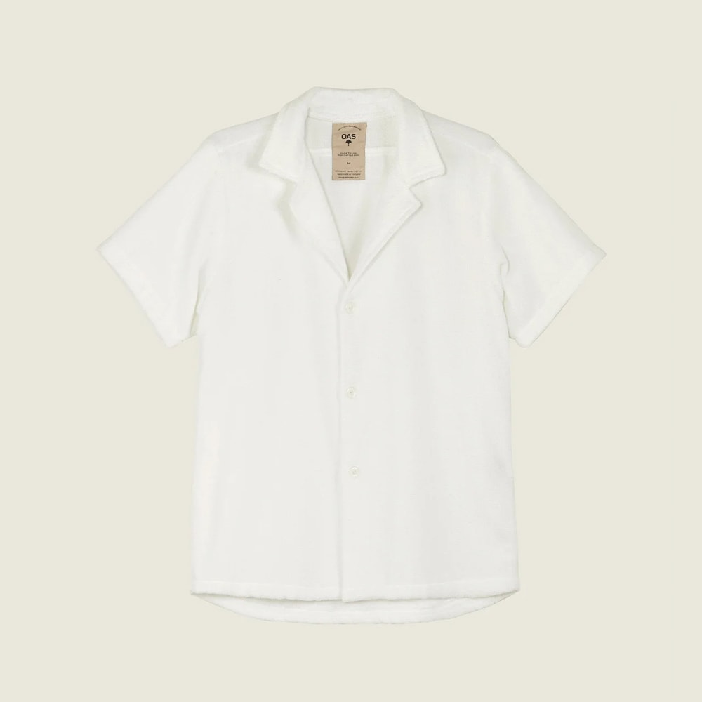 Cuba Terry Shirt - White