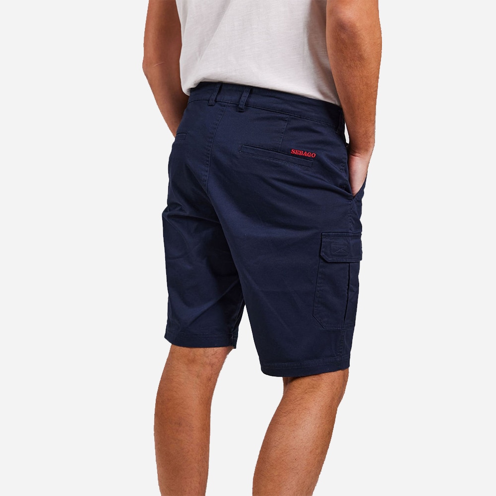 Cargo Stretchy Shorts - Navy