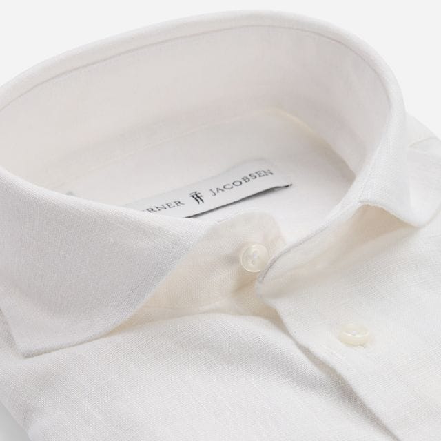 Regular Linen Shirt - Panna