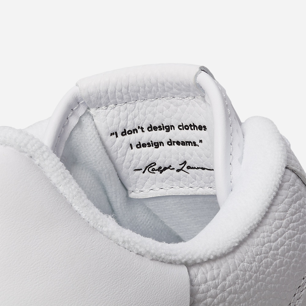 Masters Court Leather Sneaker - White/White/Black Pp