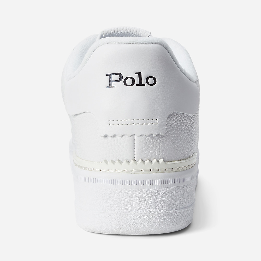 Masters Court Leather Sneaker - White/White/Black Pp