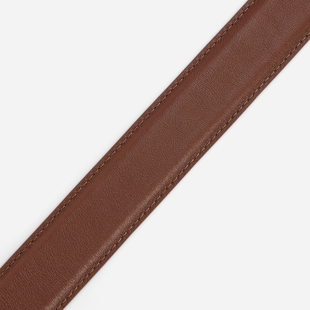 Smooth Leather Belt - Cocoa