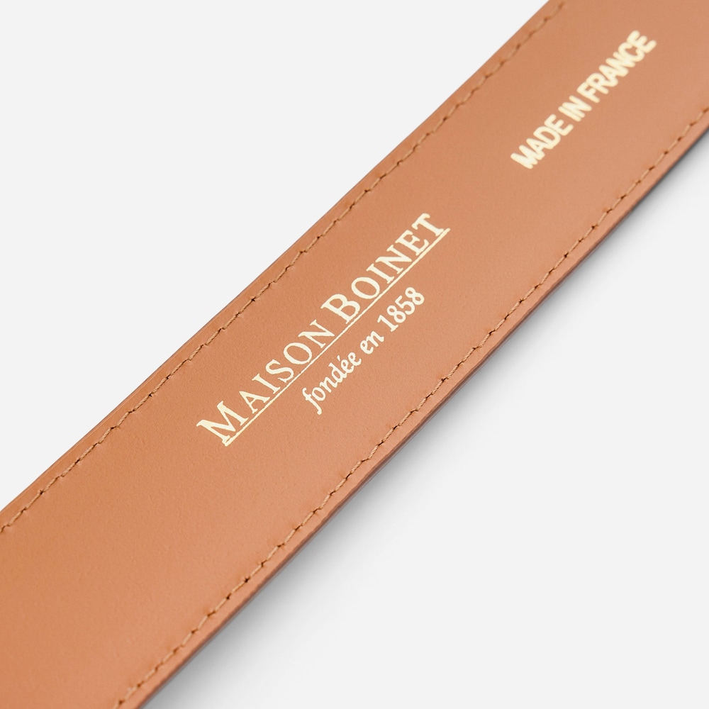 Smooth Leather Belt - Cocoa