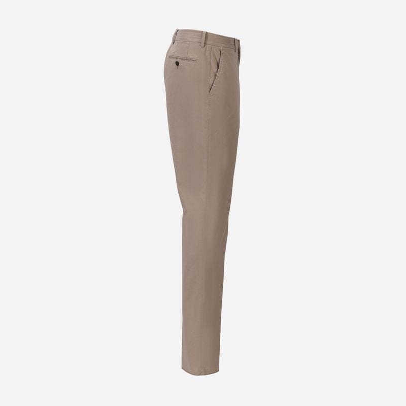 Long Formal Trouser - Light Beige Solid