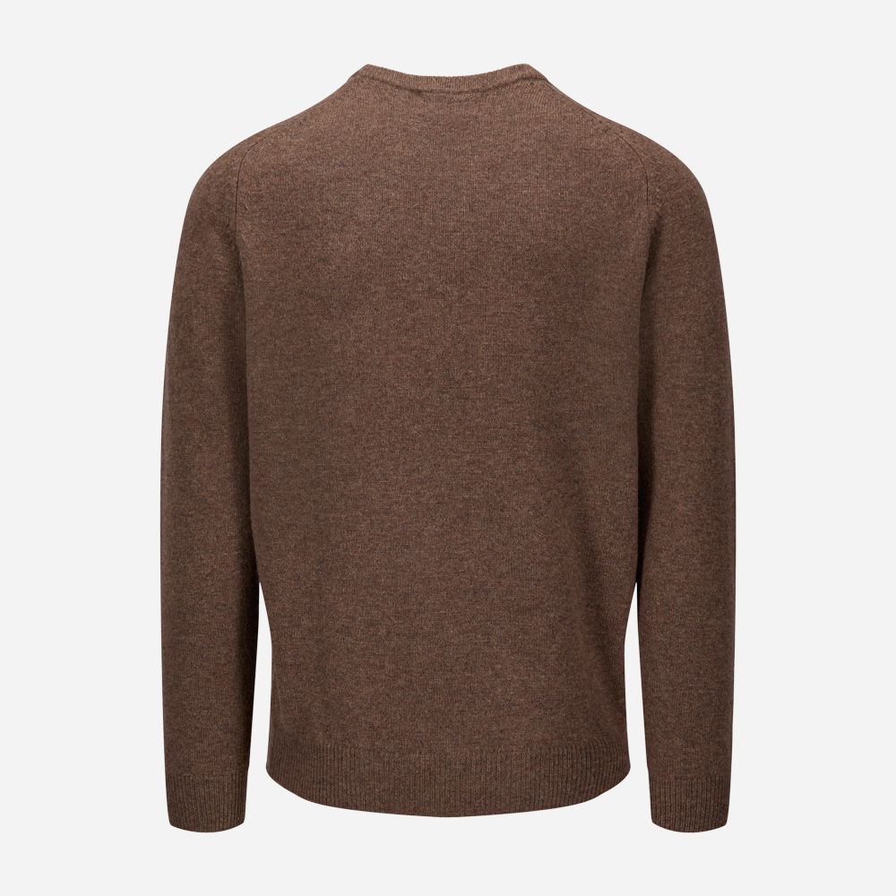 Crew Neck Lambswool - Tobacco