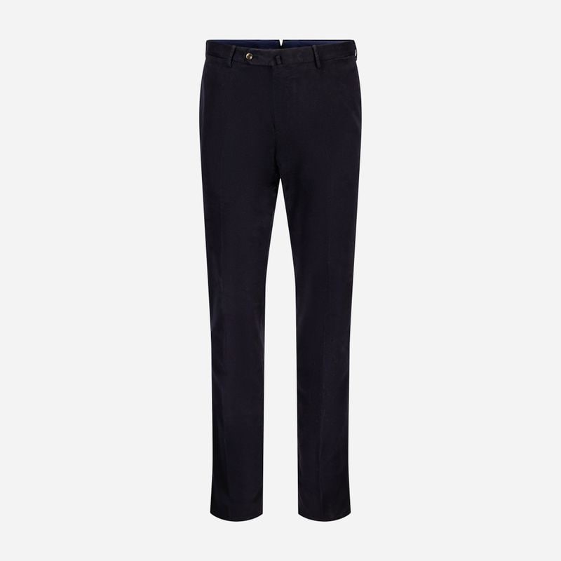 Cotton-Blend Chino - Navy