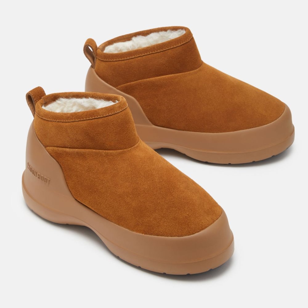 Luna Low Suede - Cognac