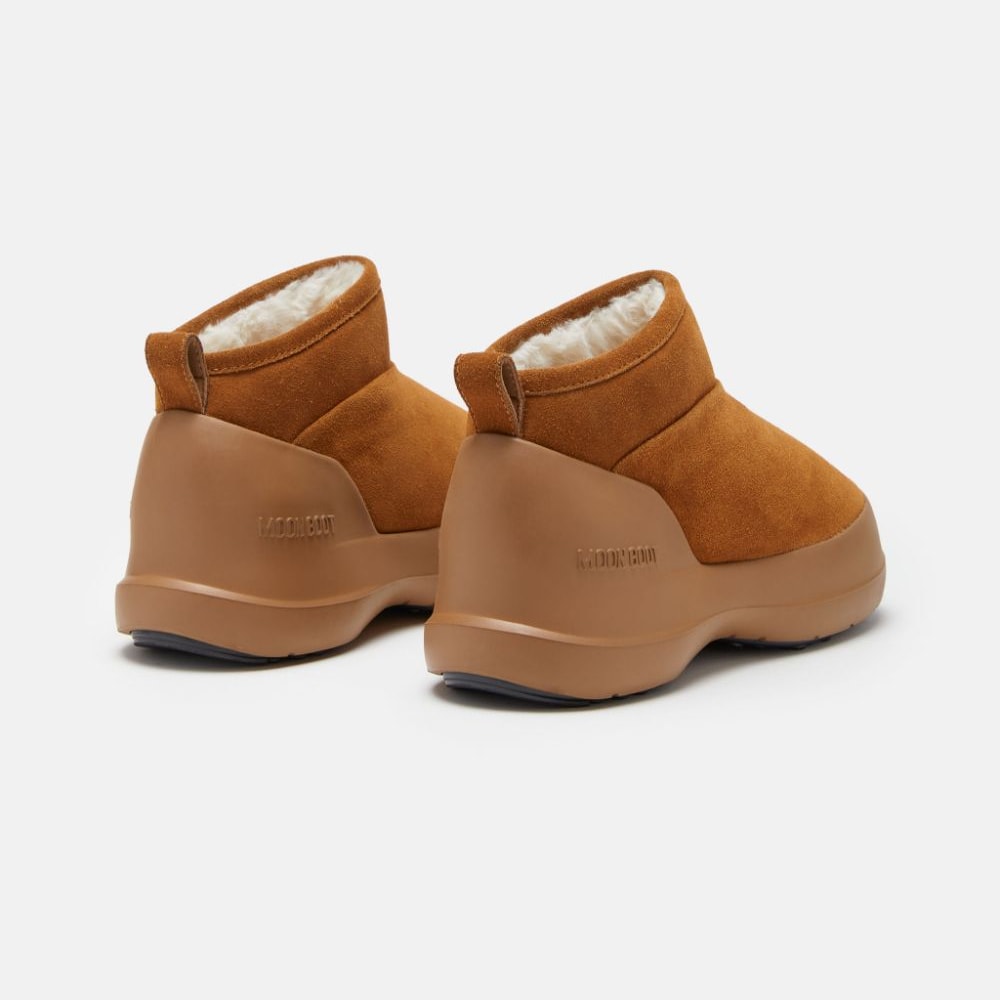 Luna Low Suede - Cognac