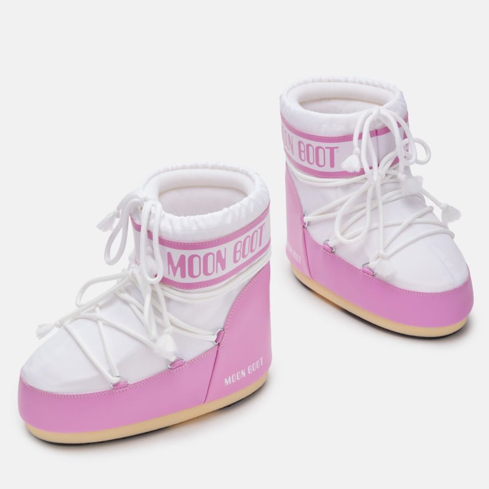 Icon Low Nylon - Pink-White